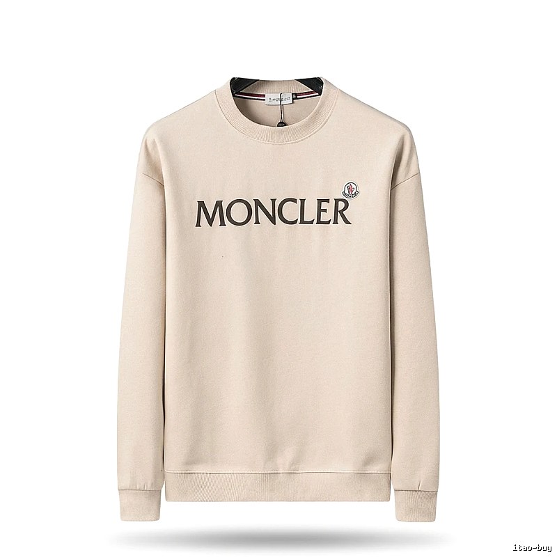 Moncler minimalist beige sweatshirt