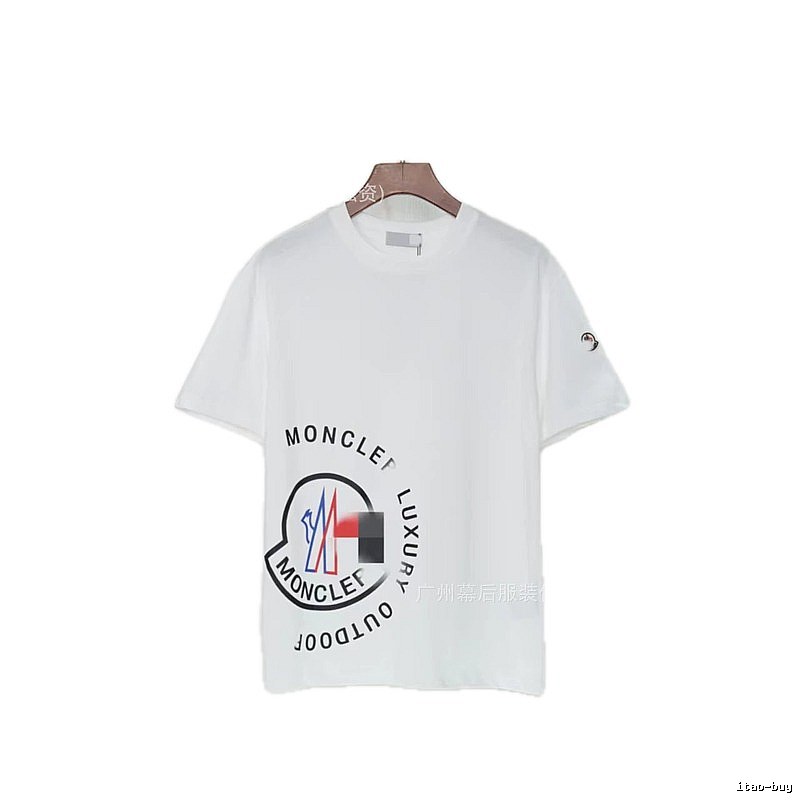 Moncler Outdoor Casual Style White Short-sleeve T-shirt
