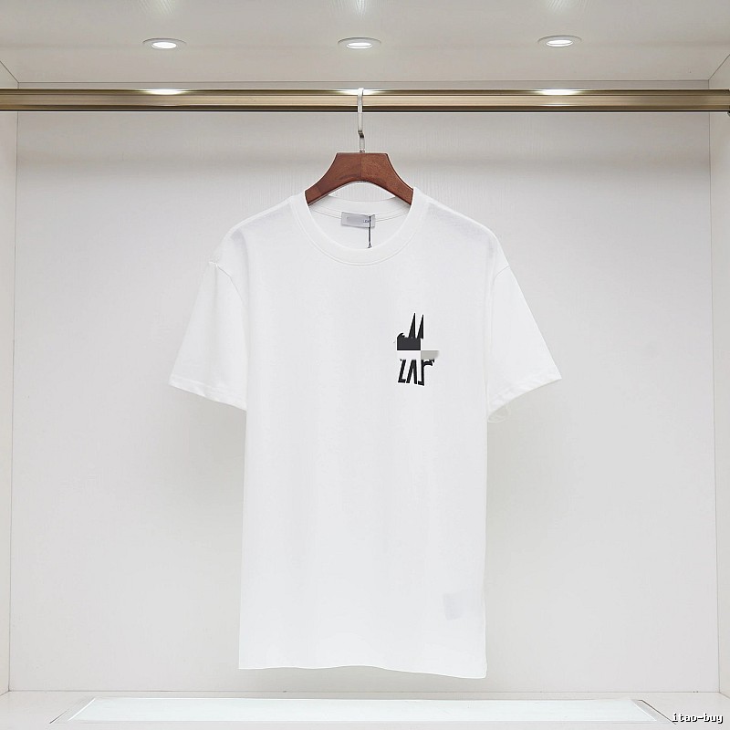 Moncler Printed Casual-style White Short-sleeve T-shirt