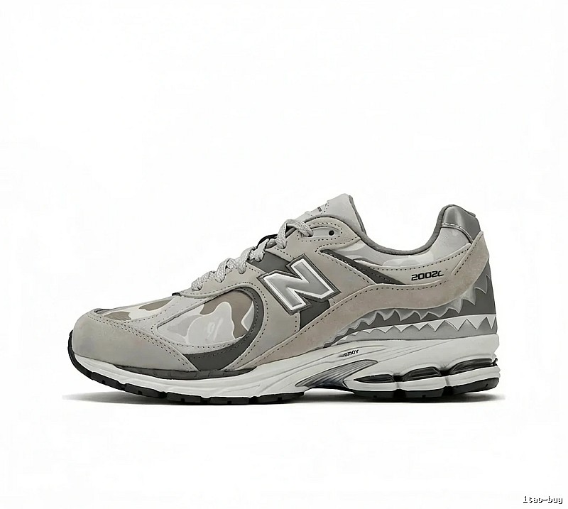 New Balance 2002C Retro Style Grey Shoes