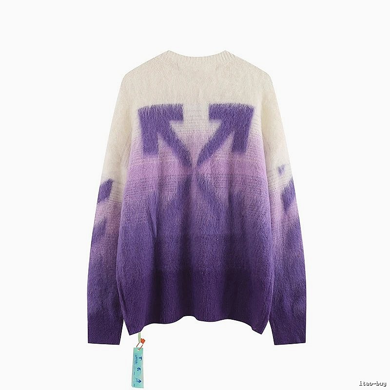 Off-White Gradient Trendy Sweater