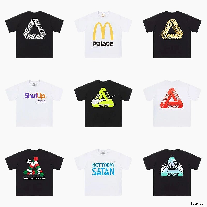 Palace Triangle Series Street Style Multicolor T-shirt