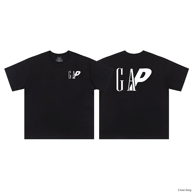 Palace x GAP Street Style Black T-Shirt