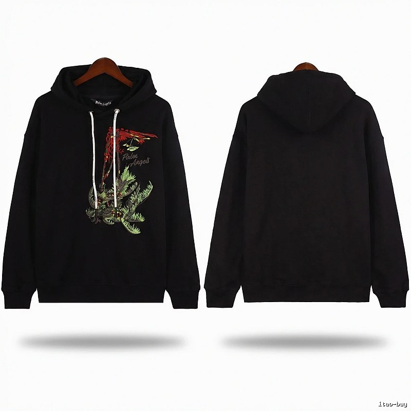 Palm Angels Animal Print Trendy Style Sweatshirt
