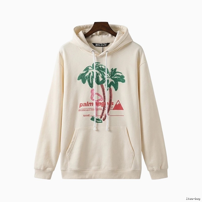 Palm Angels Printed Casual Hoodie