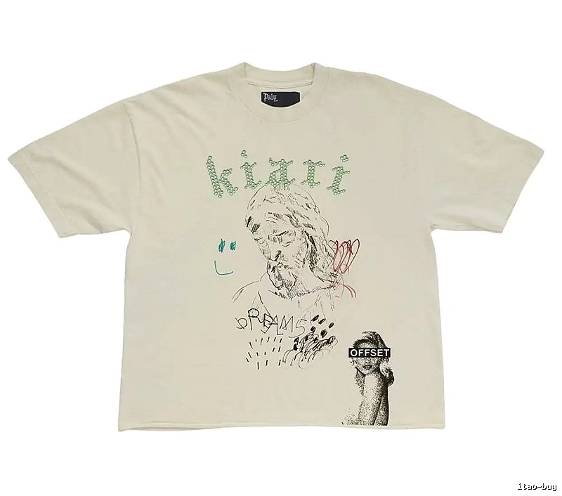 Paly Hollywood Graffiti Street Style Off-white T-shirt