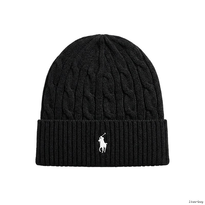 Ralph Lauren Polo Black Knitted Hat