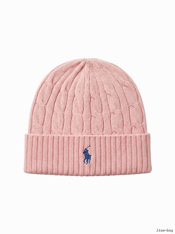 Ralph Lauren Polo Pink Knitted Hat