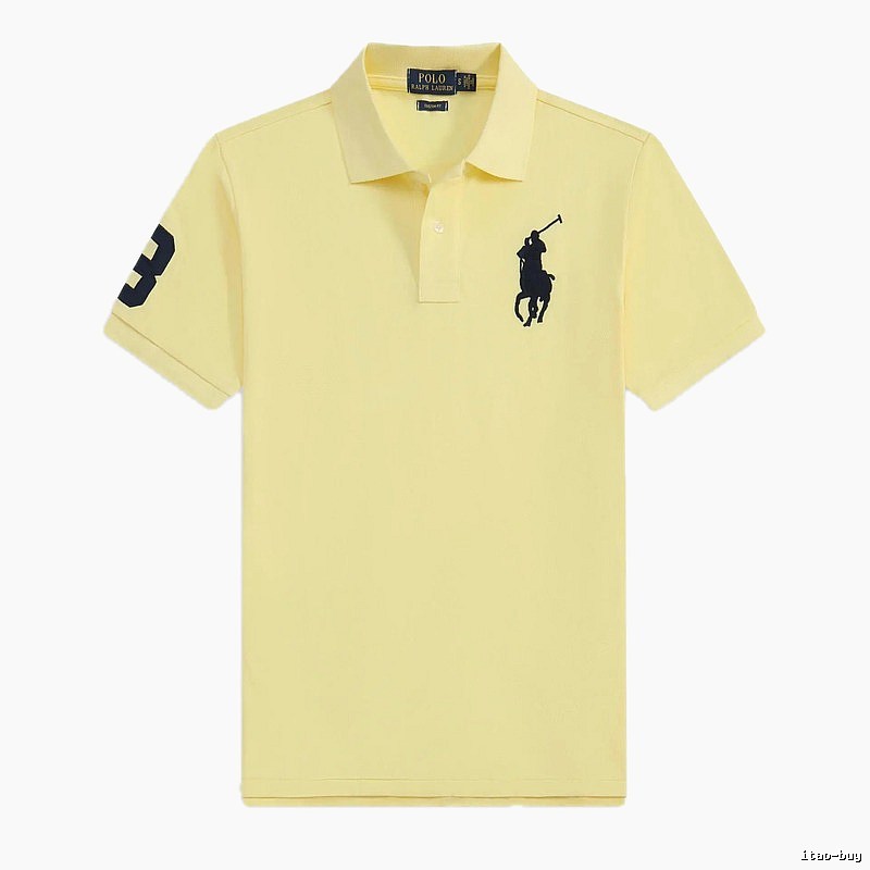 Ralph Lauren Polo Series Casual Yellow Polo Shirt