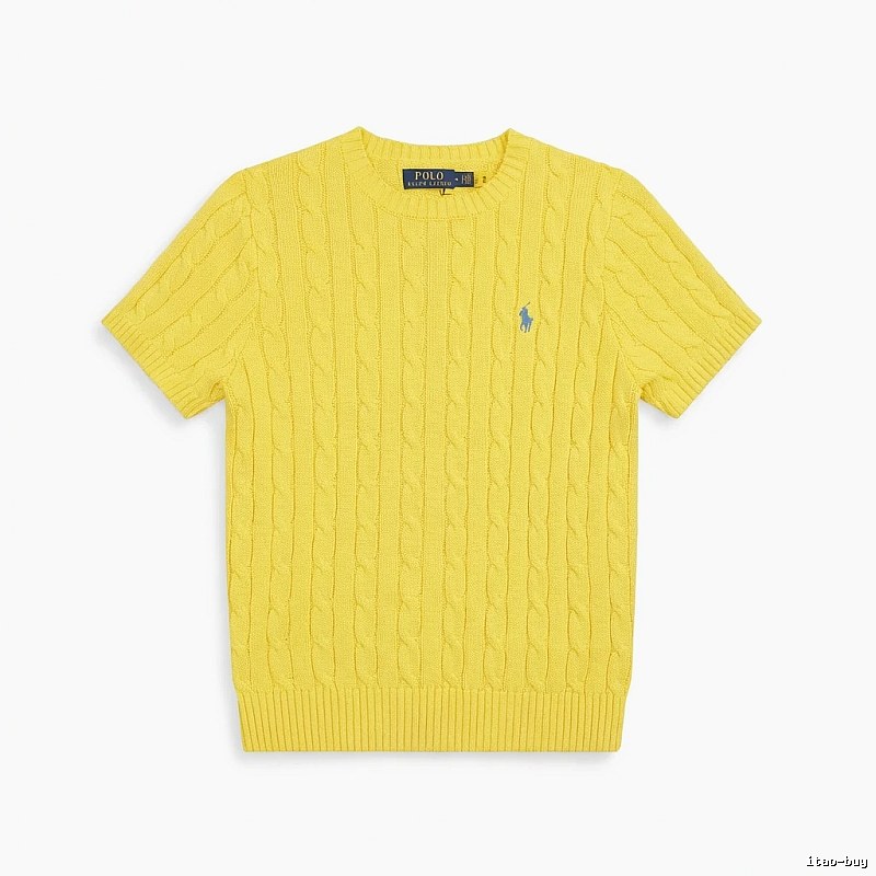 Ralph Lauren Polo series yellow knitted sweater