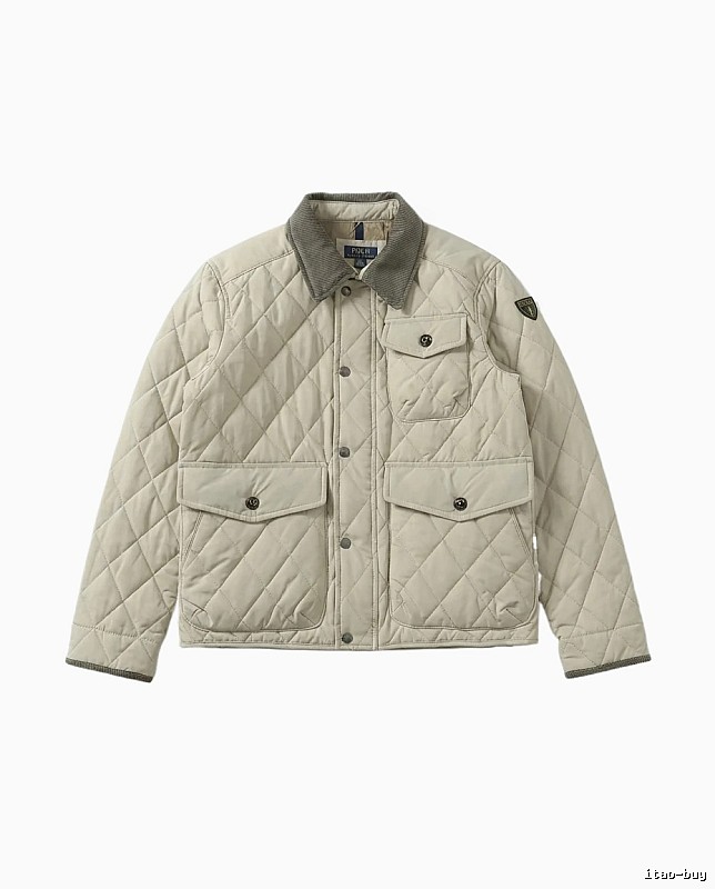 Ralph Lauren quilted retro-style cotton jacket