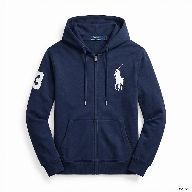 Ralph Lauren sporty dark blue hoodie