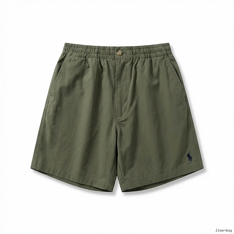 Ralph Lauren's casual-style military green shorts