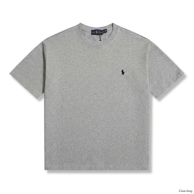 Ralph Lauren's classic and simple style gray T-shirt.