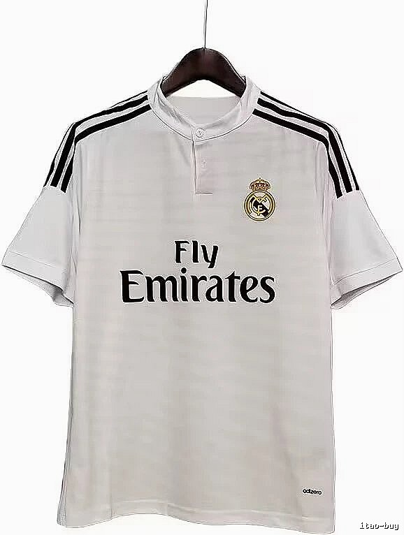 Real Madrid Sport Retro Teka soccer jersey White Retro Football for Collection Drops