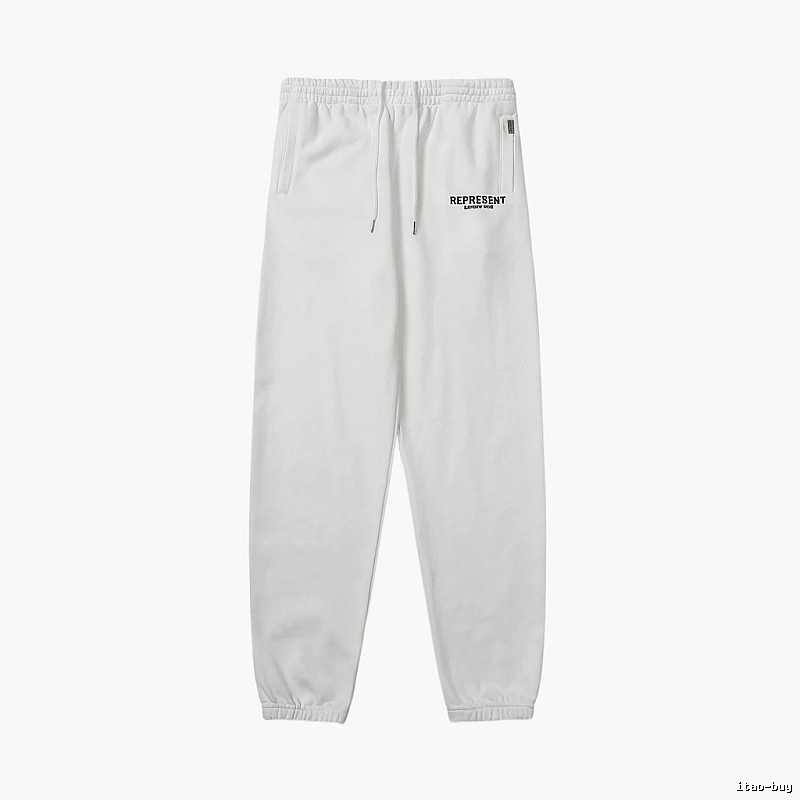 REPRESENT Basic White Sweatpants