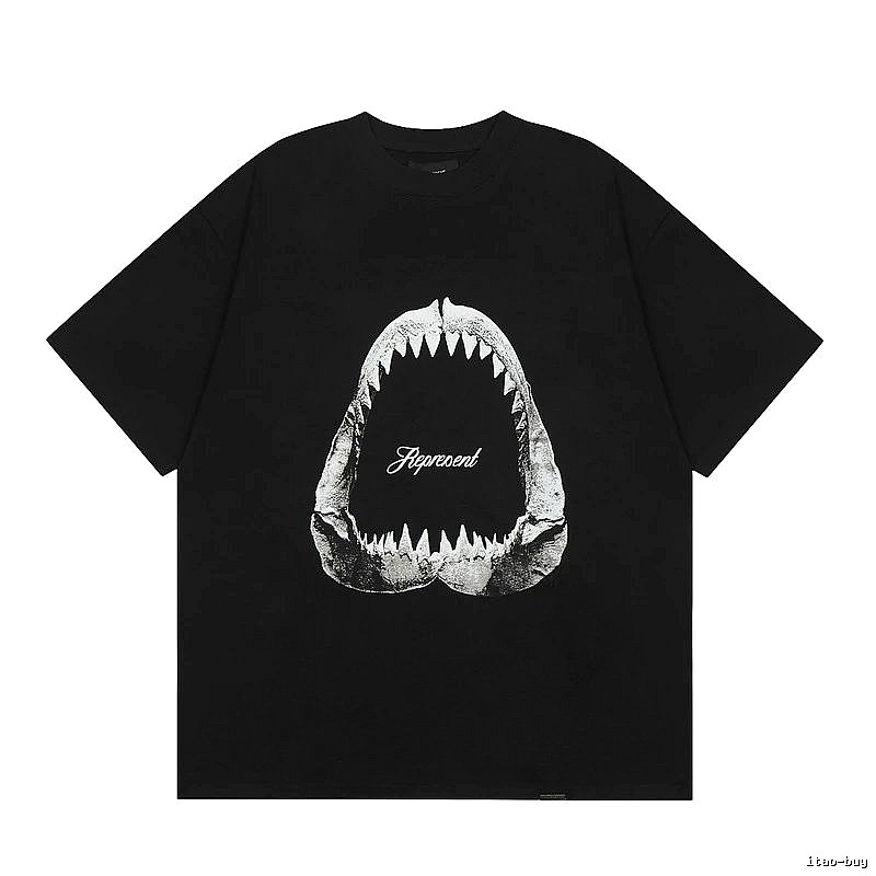 Represent Shark Jaw High Street Black Short Sleeve T-Shirt
