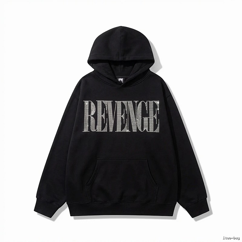 Revenge Letter Wind Black Hoodie