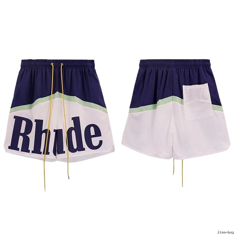 RHUDE Color-Block Sports Shorts