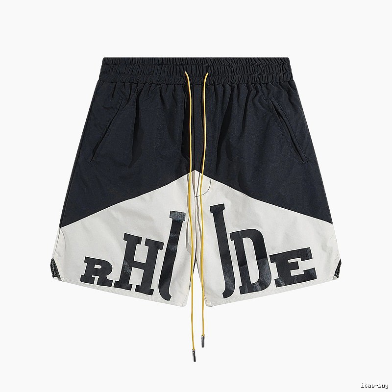 RHUDE Color-blocking Trendy Brand Shorts