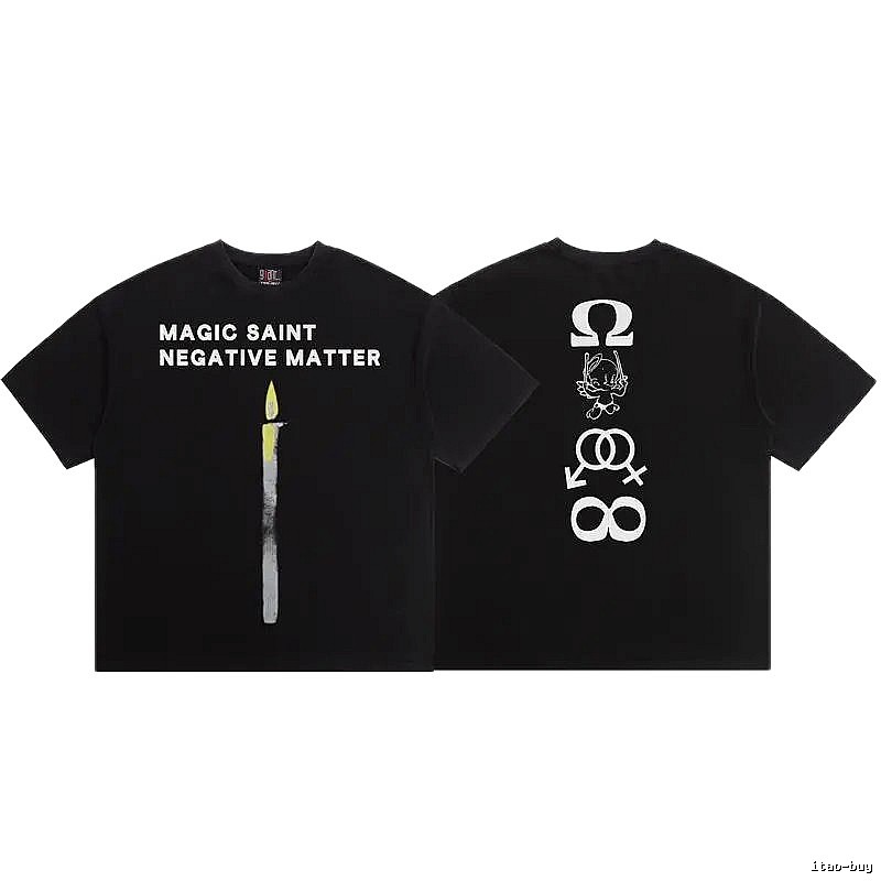 SAINT Magic Collection Street Style Black T-Shirt