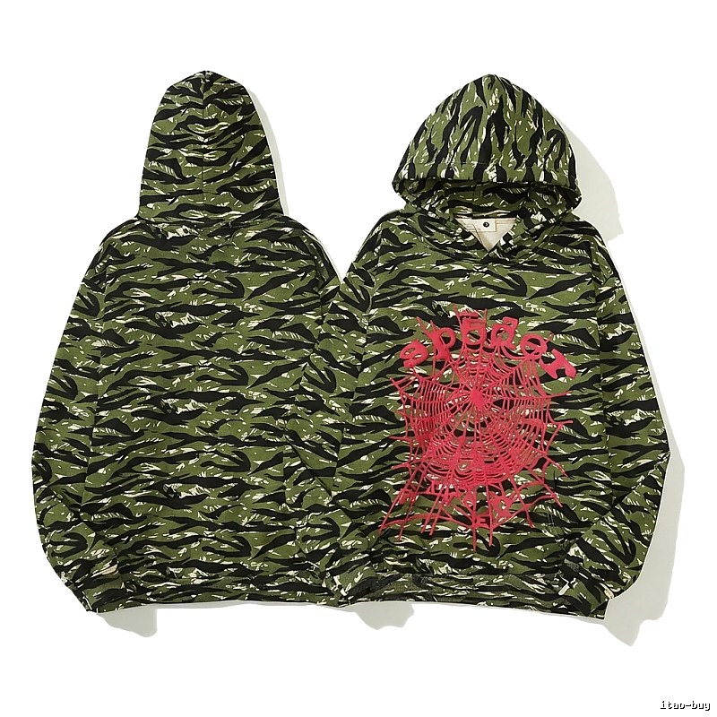 Sp5der camouflage hoodie