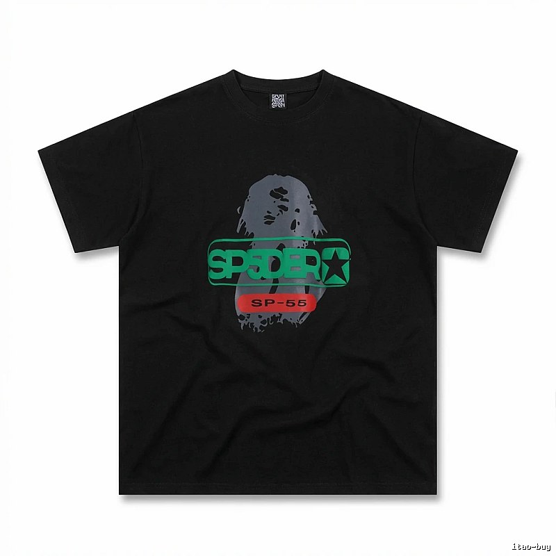 Sp5der Dark Cool Trend Short Sleeve