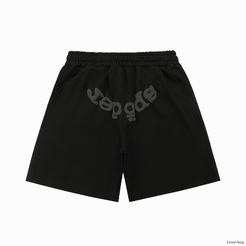 Sp5der letter trendy brand style shorts