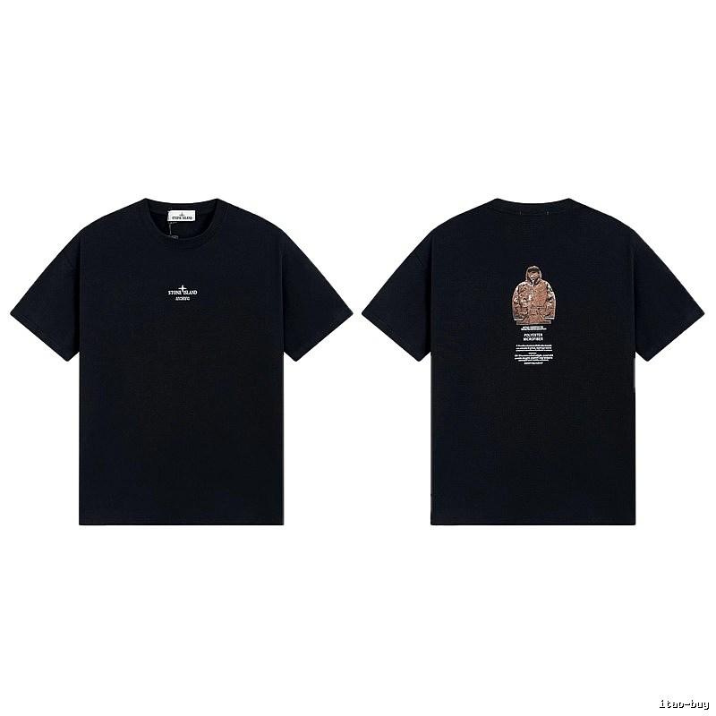 Stone Island Archive Series Street Style Black T-Shirt