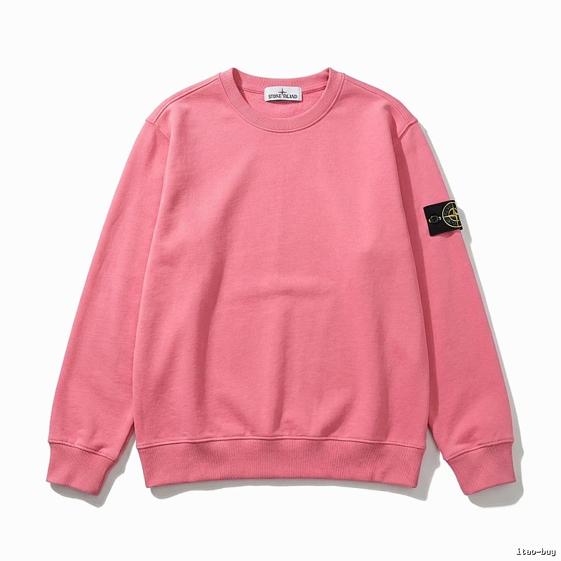 Stone Island basic pink sweatshirt