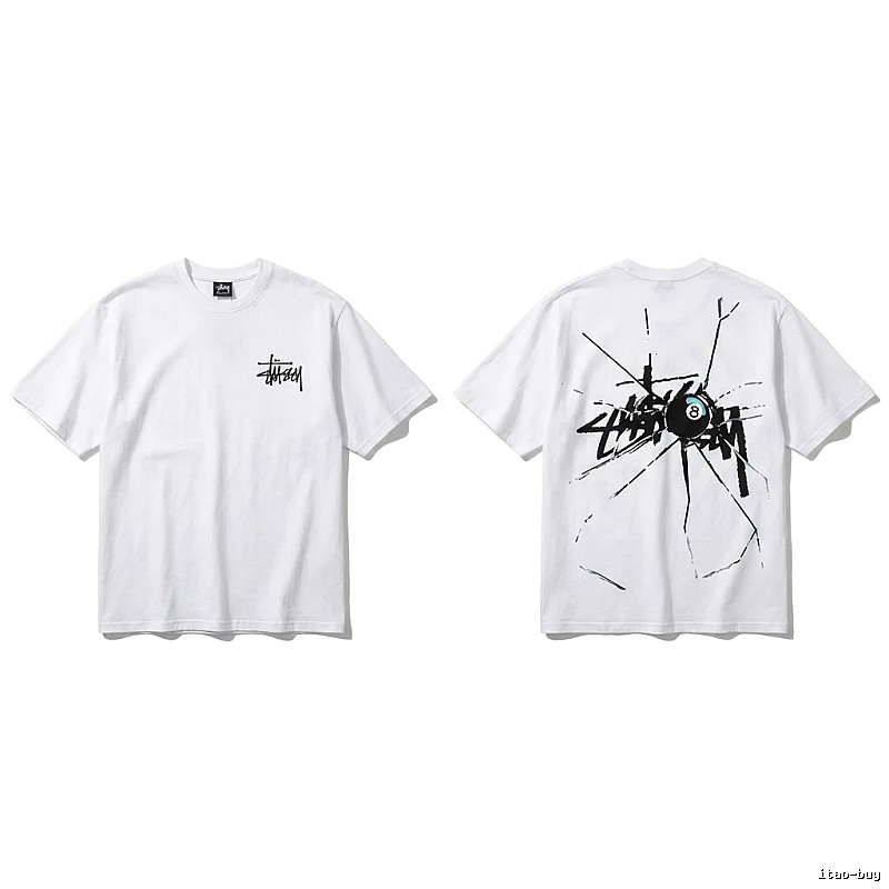 Stussy 8 Ball Style White T-shirt
