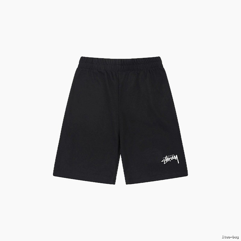 Stussy basic casual black shorts