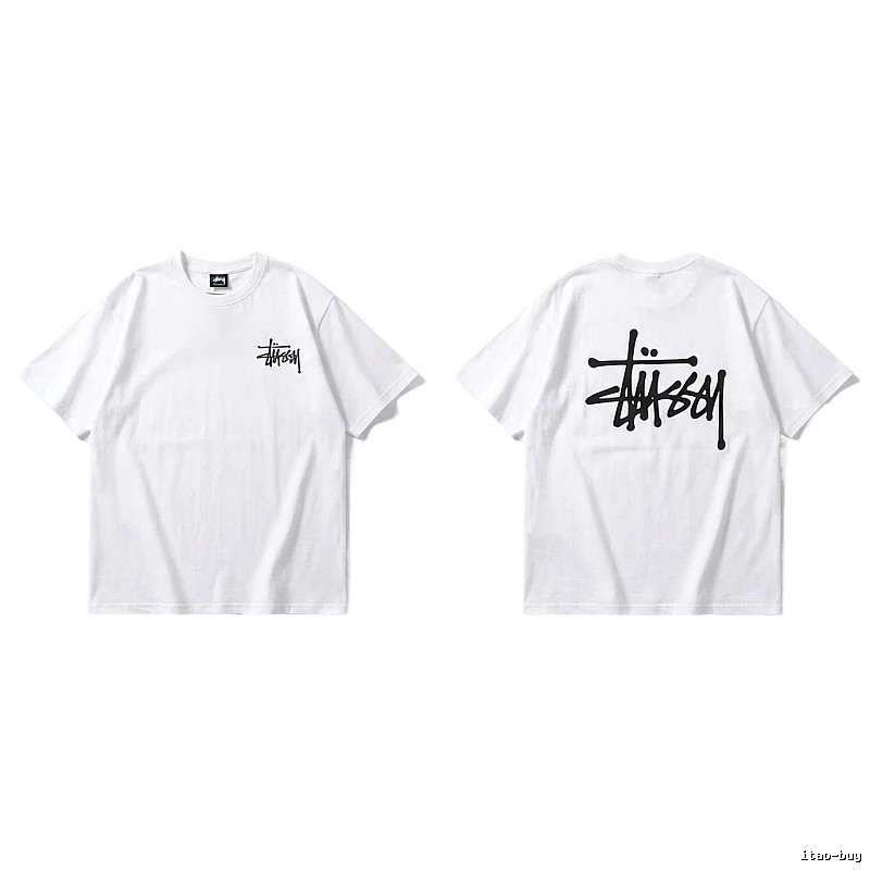 Stussy basic simple white T-shirt