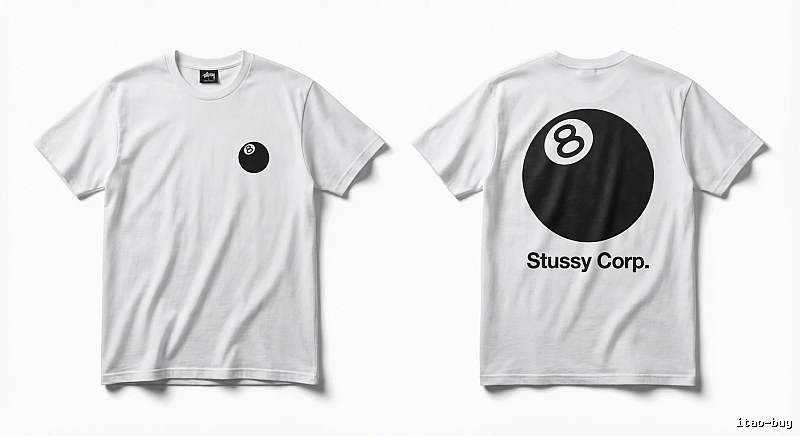 Stussy Billiards Series White T-shirt