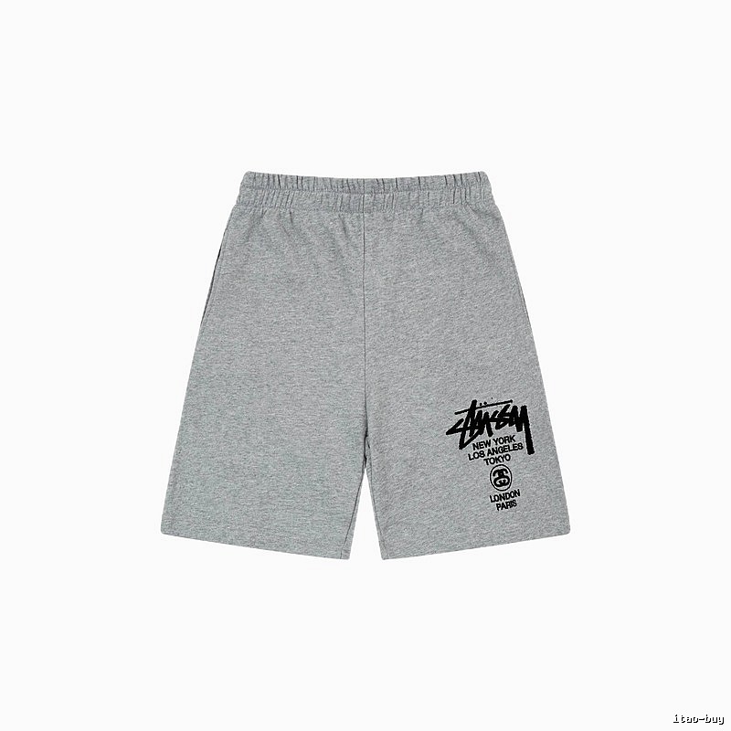 Stussy classic casual gray shorts