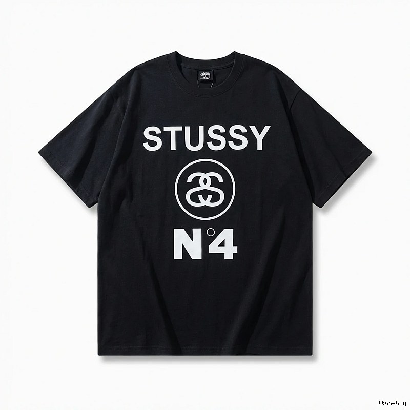 Stussy classic style black T-shirt