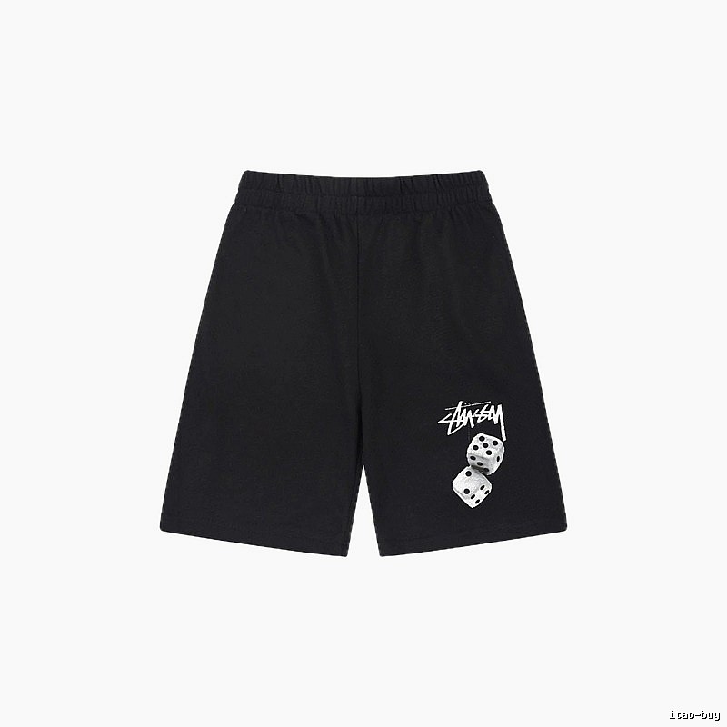 Stussy dice print style shorts