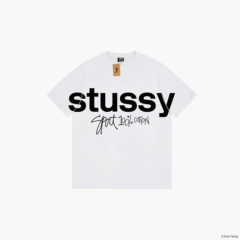 Stussy Gift Ready Graphic T-shirt Black White Stussy with Standout Detail