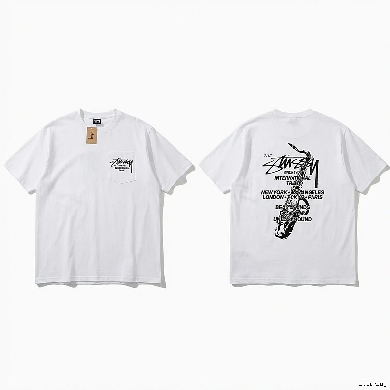 Stussy International Series Simple White T-shirt