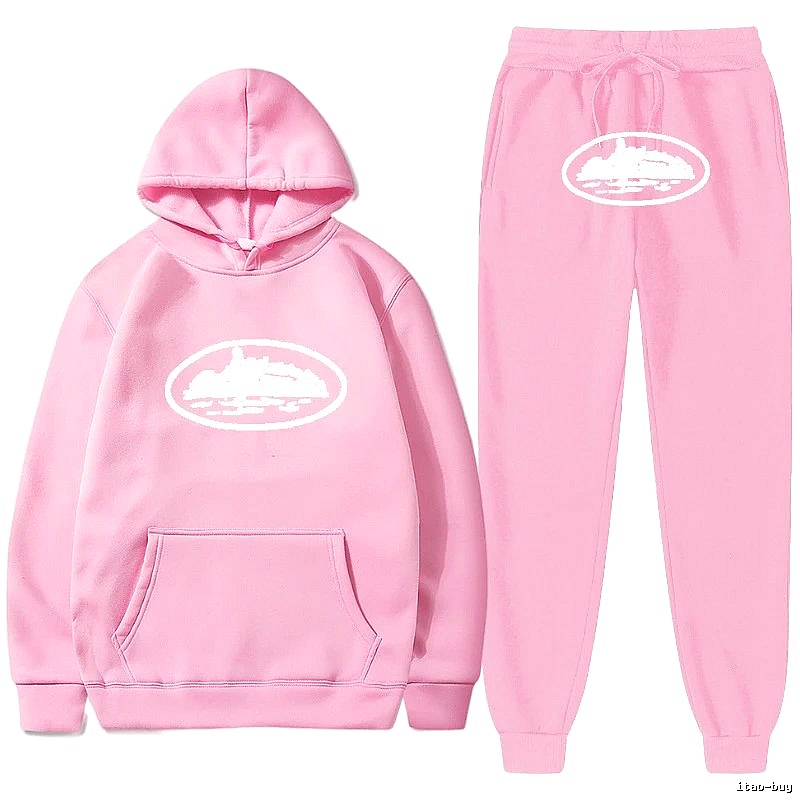 Stussy Pink Red Tracksuit Set Statement Graphic Logo