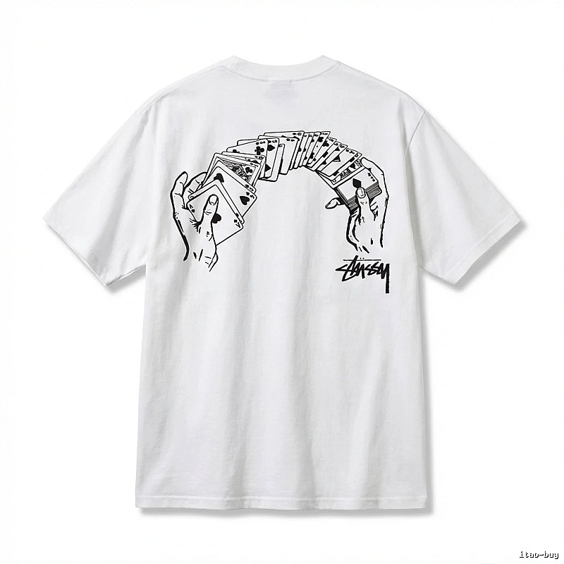 Stussy Poker Print Style T-shirt