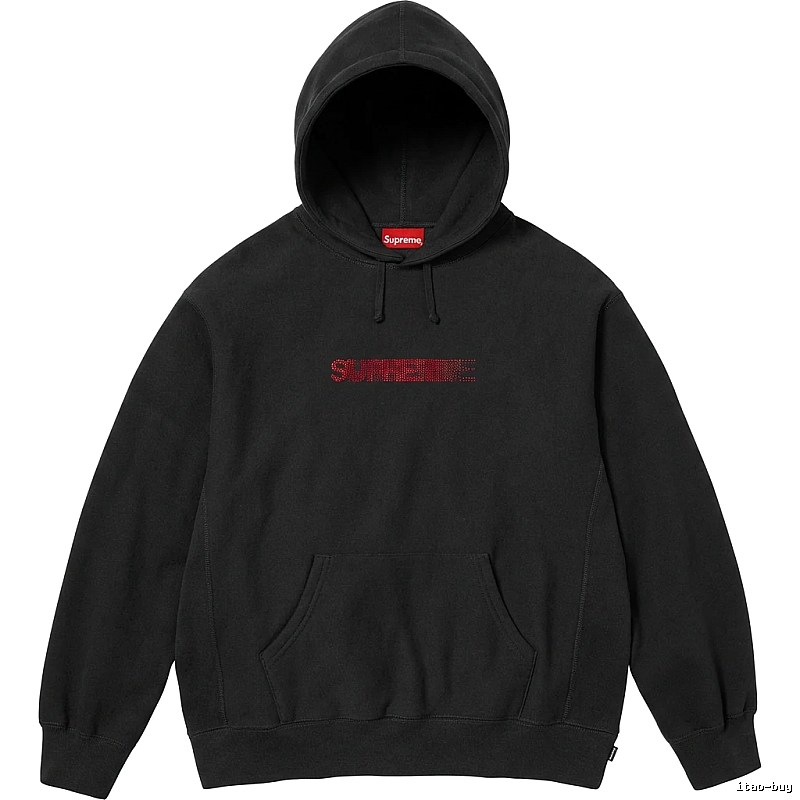 Supreme basic simple black sweatshirt