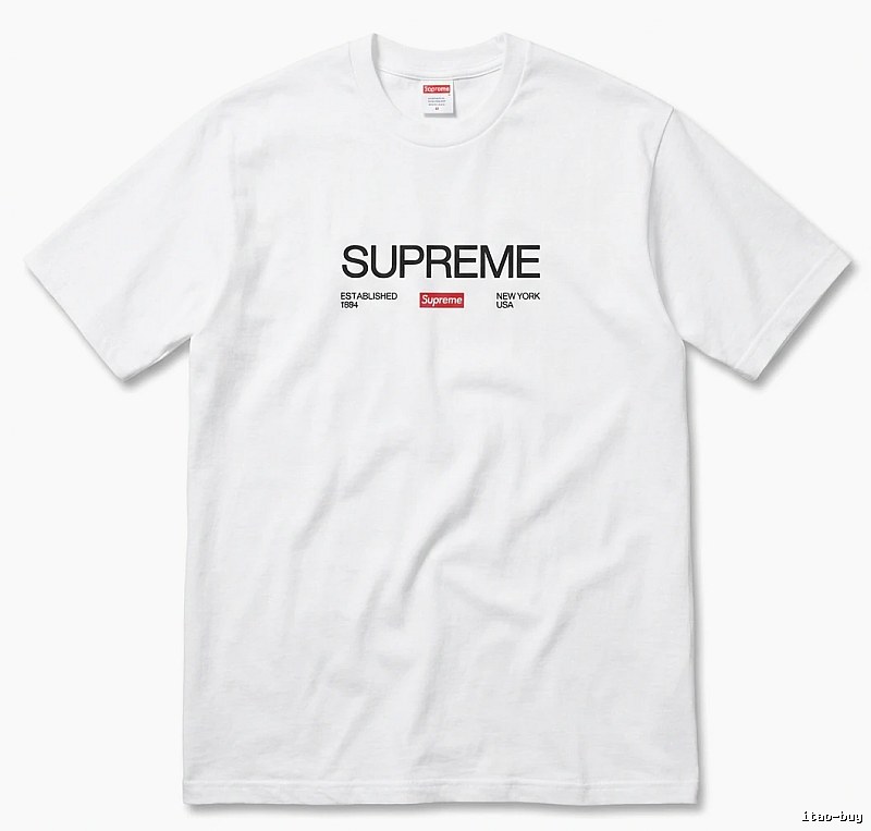 Supreme basic simple white T-shirt