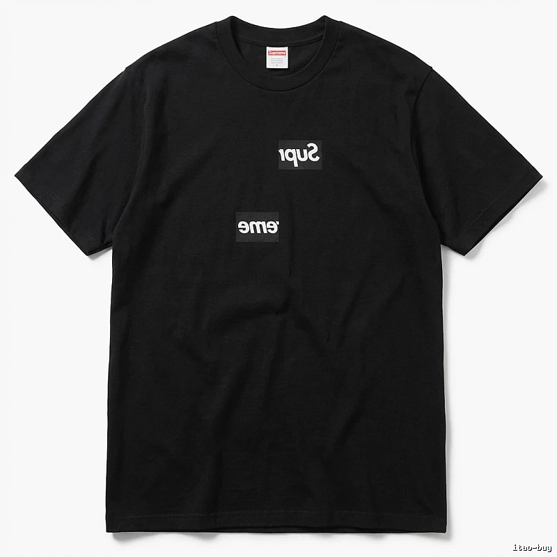 Supreme classic black T-shirt