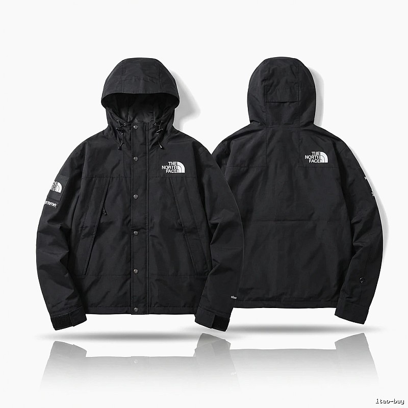 Supreme co-branded black windbreaker