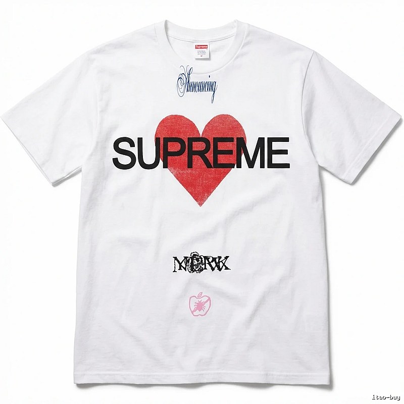 Supreme Love Trendy White T-shirt