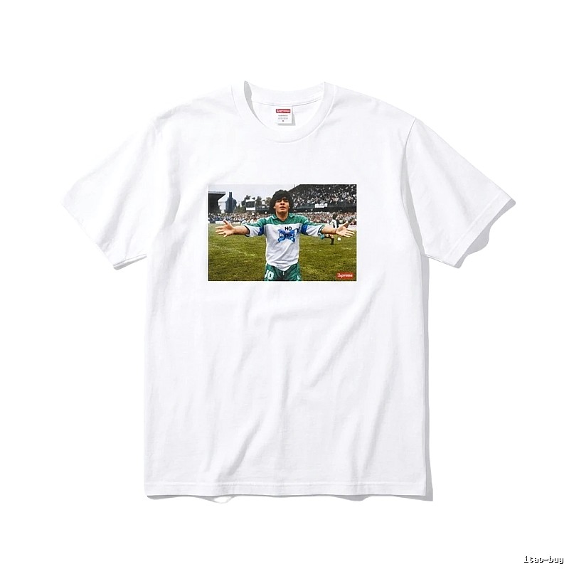 Supreme Maradona Series White T-shirt