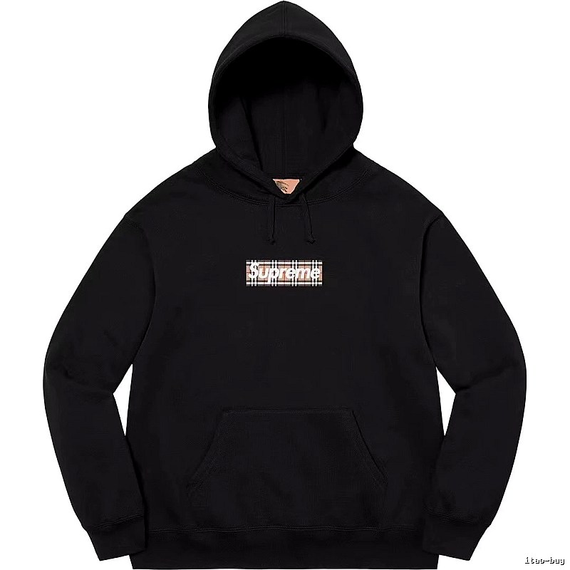 Supreme Monogram Logo hoodie Gray Red Oversized for Casual Outfits