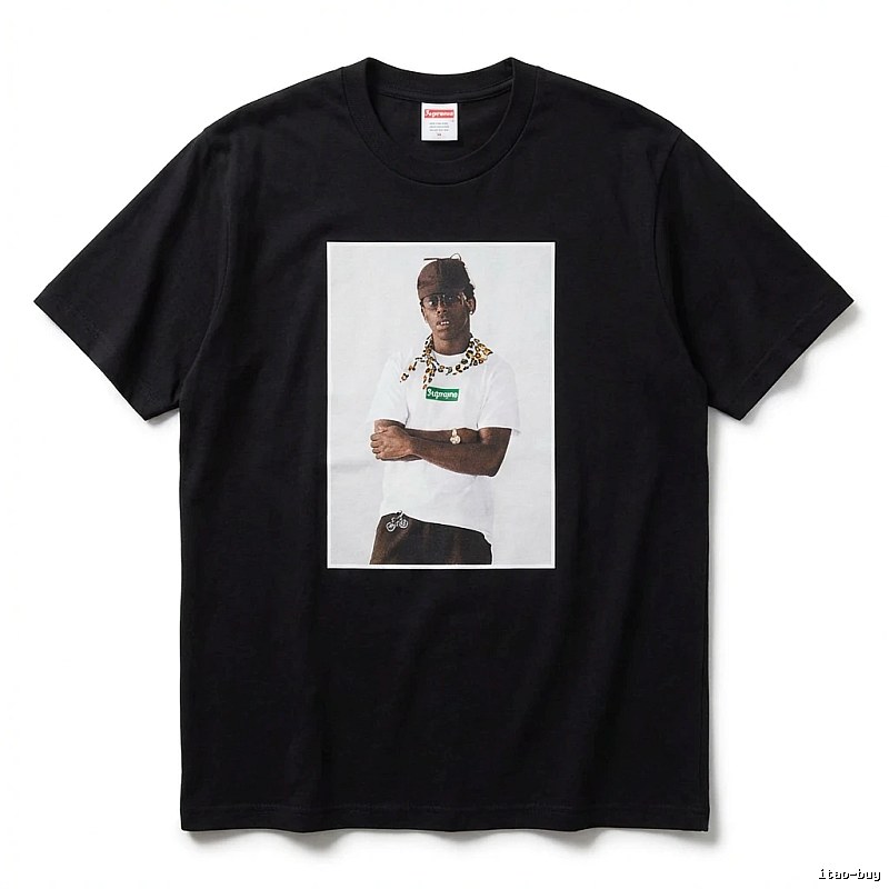 Supreme Portrait Style Black T-shirt