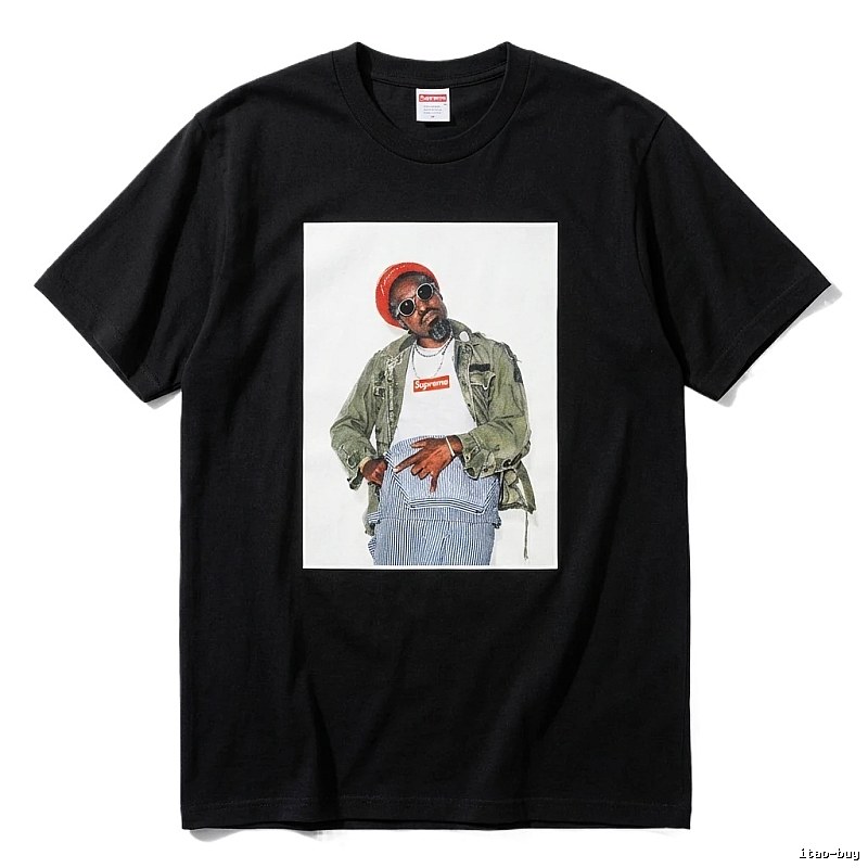 Supreme Portrait Style Black T-shirt